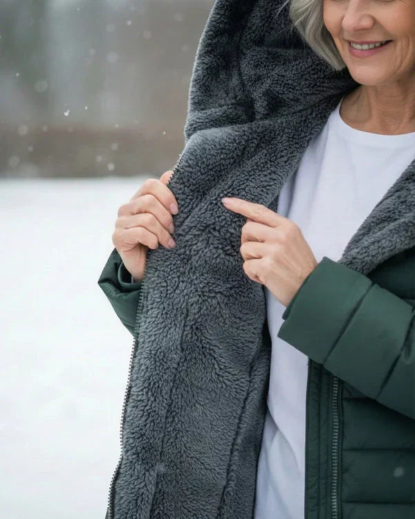 Clair | Geacă puffer cu căptușeală din fleece