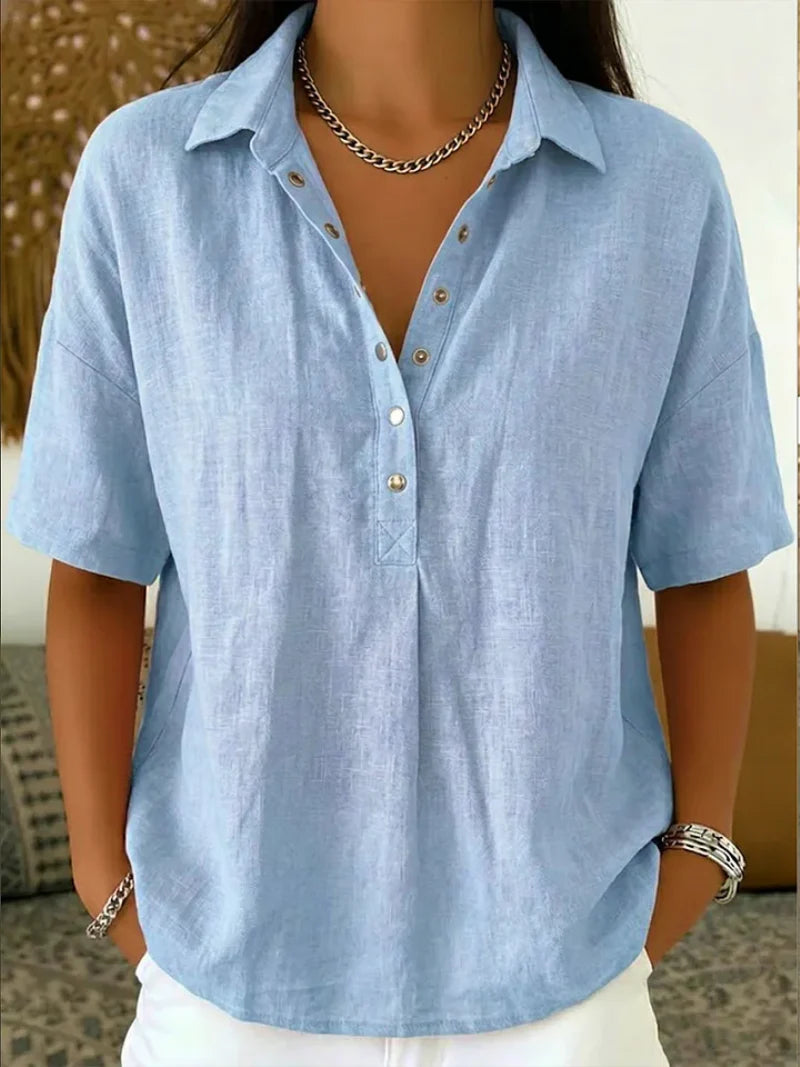 Nadine | Bluză elegantă din in