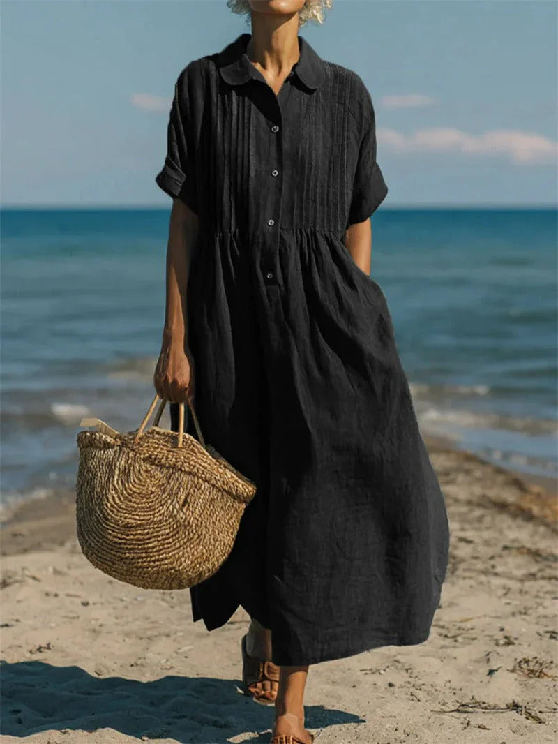 Victoire | Rochie elegantă din in pentru femei