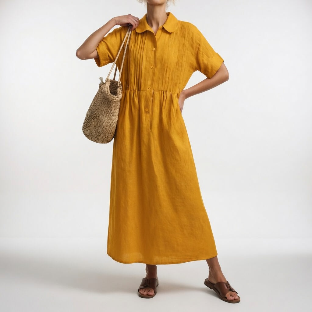 Lysandra | Rochie-cămașă vaporoasă de vară