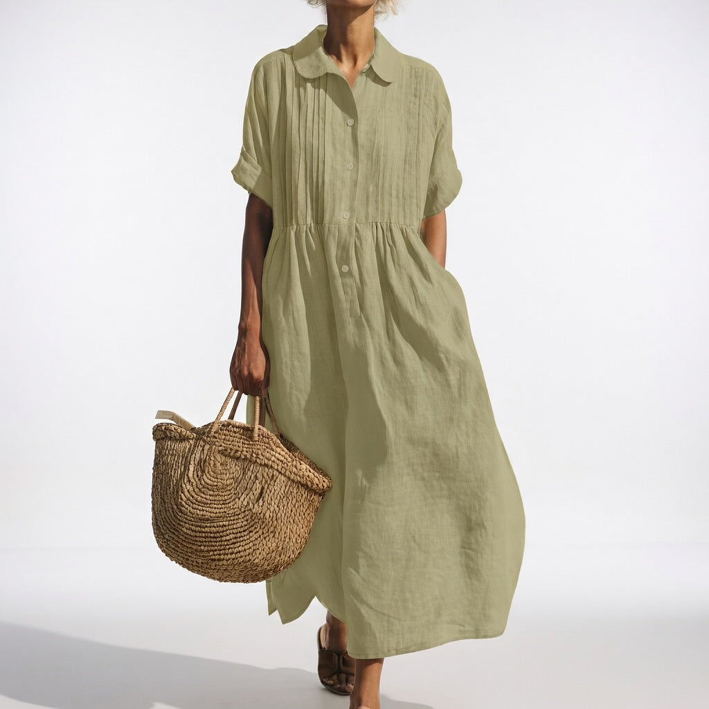 Lysandra | Rochie-cămașă vaporoasă de vară
