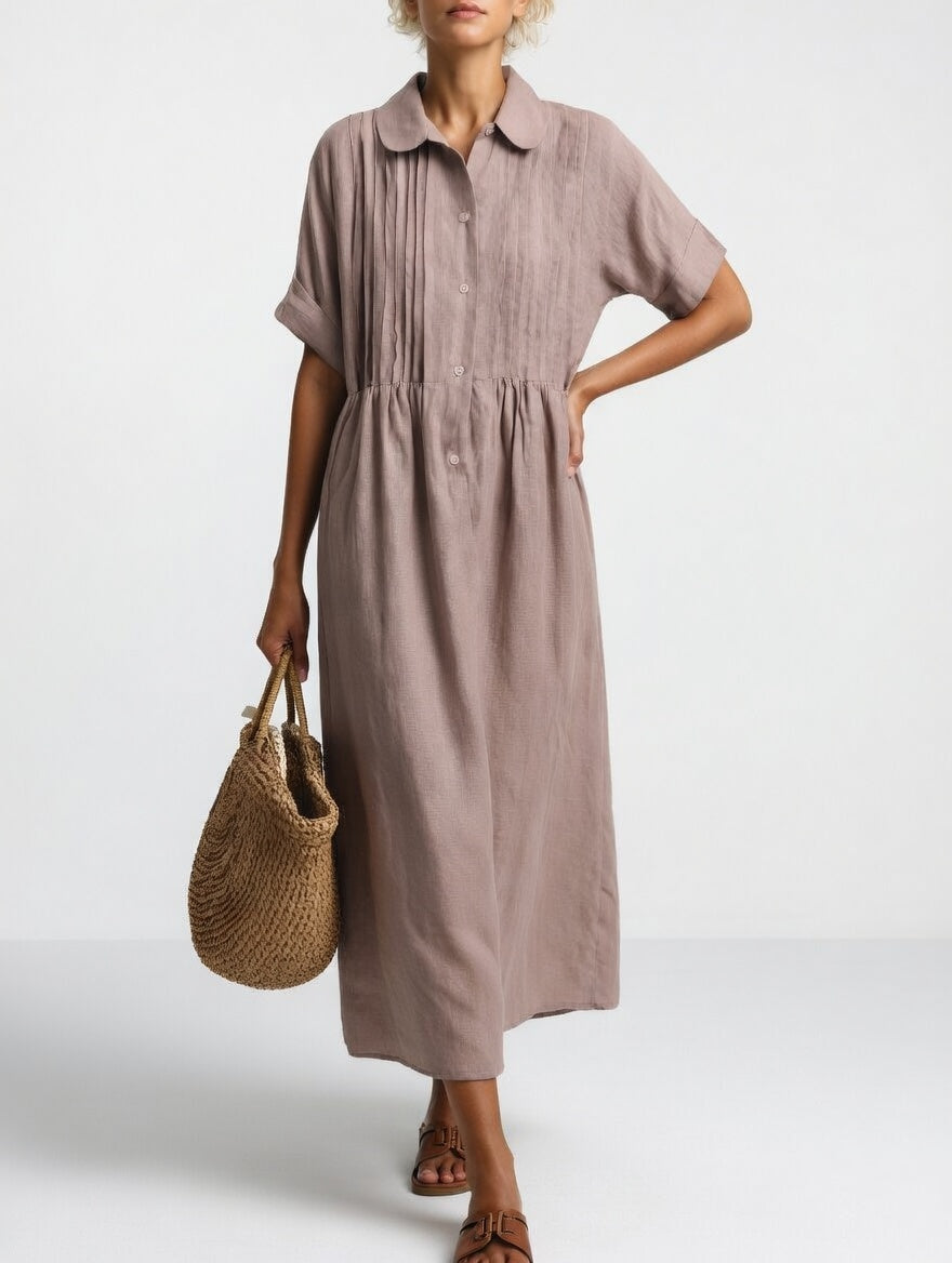 Lysandra | Rochie-cămașă vaporoasă de vară