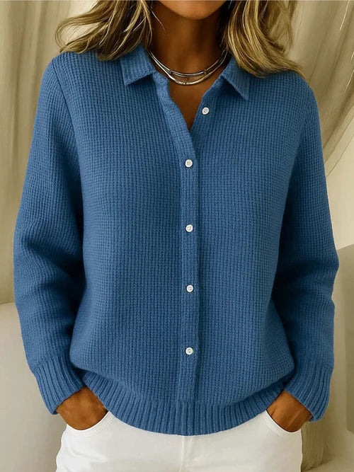 Livia | Cardigan tricotat cu textură fină