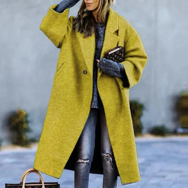 Ninetta | Palton lung stil casual-elegant