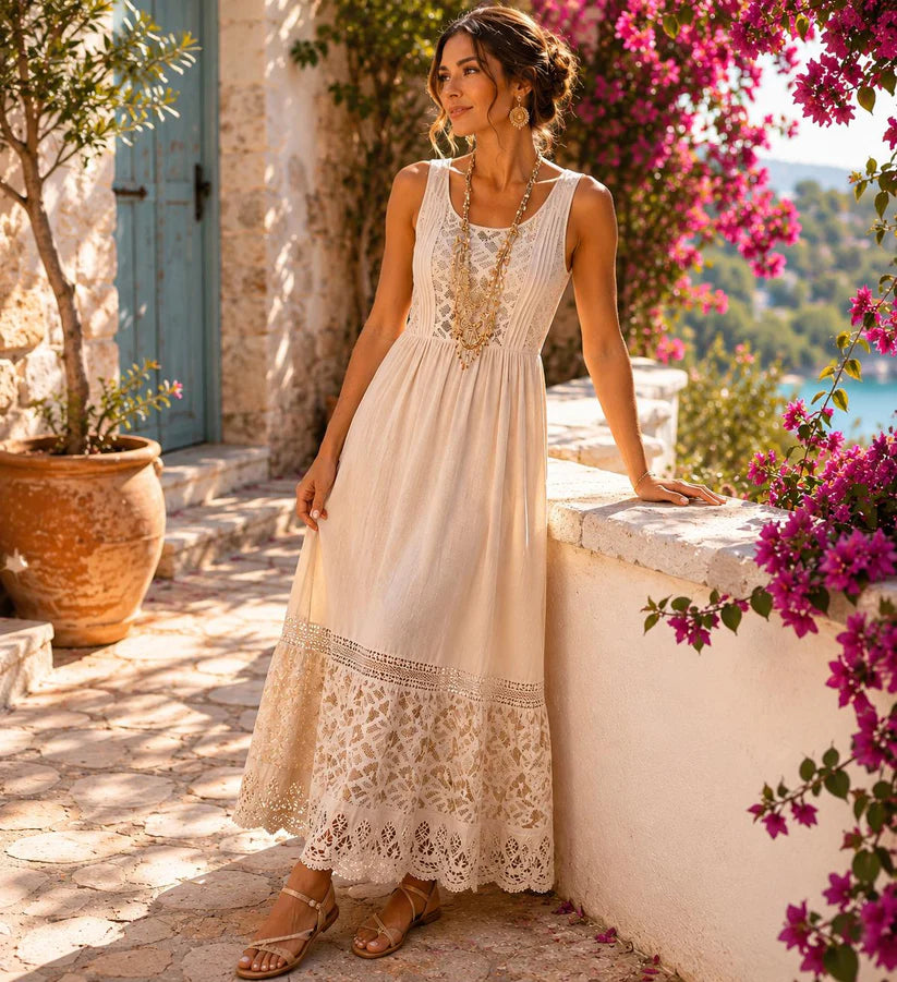 Speranza | Rochie maxi elegantă cu dantelă