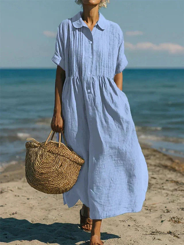 Victoire | Rochie elegantă din in pentru femei
