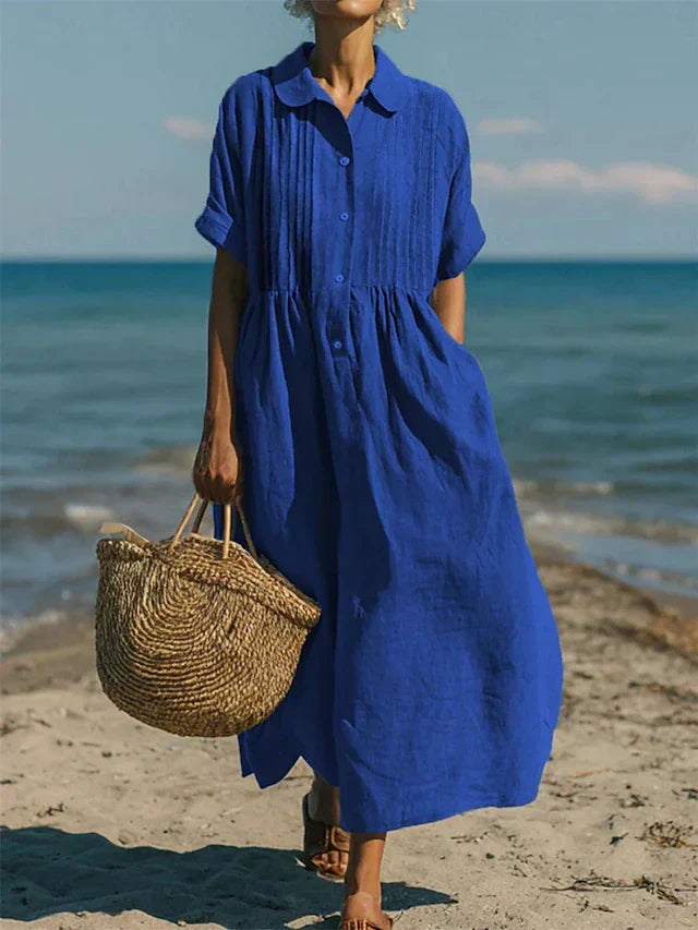 Victoire | Rochie elegantă din in pentru femei