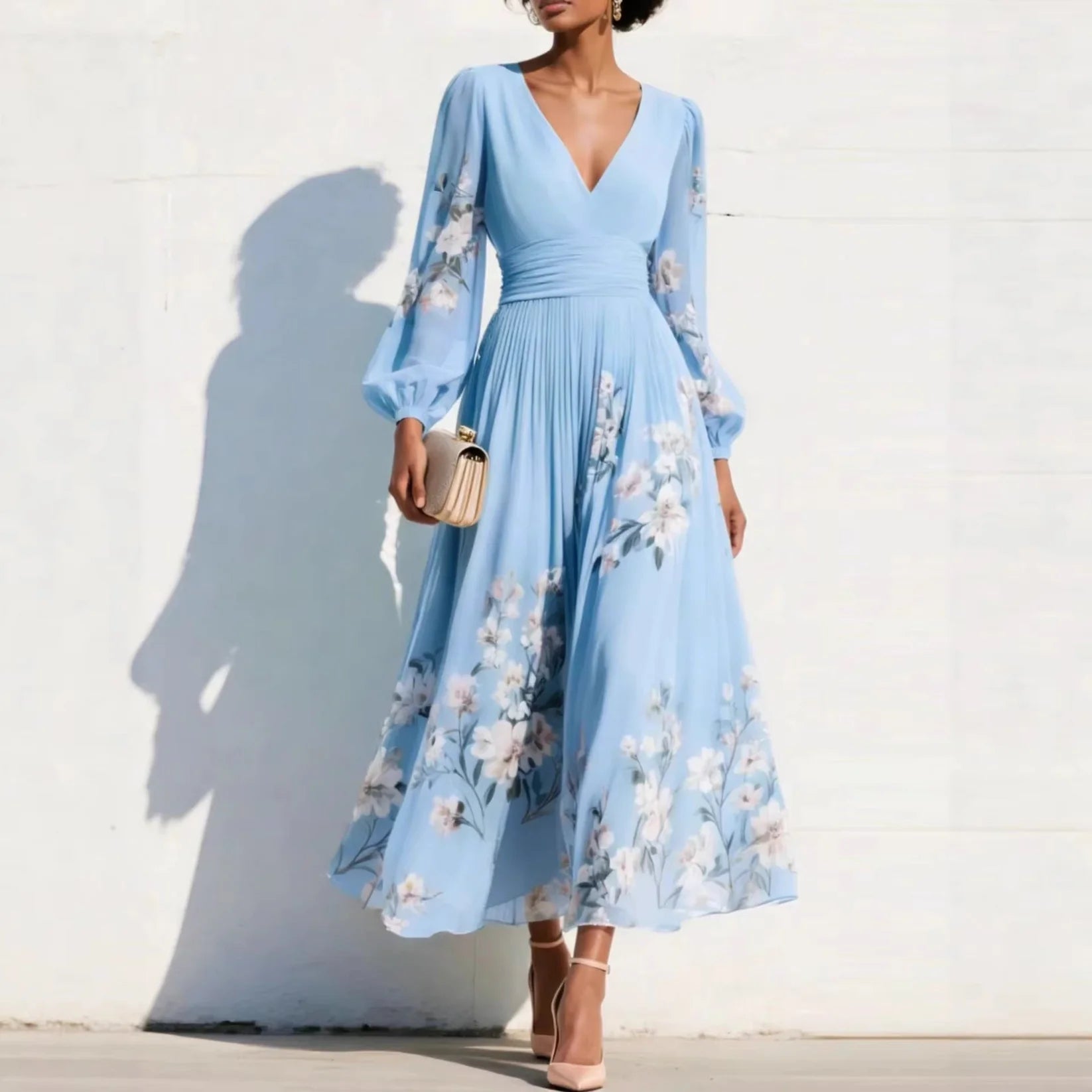 Lotte | Rochie midi elegantă și vaporoasă