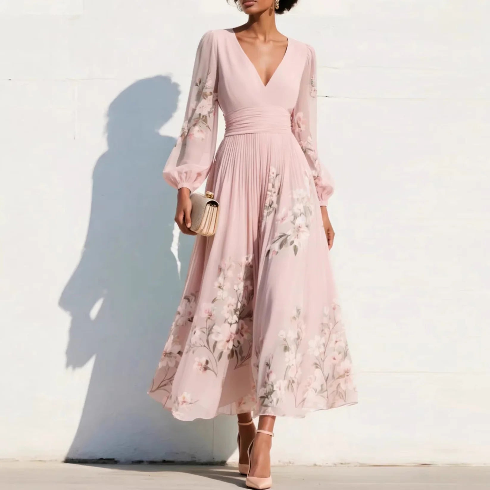 Lotte | Rochie midi elegantă și vaporoasă