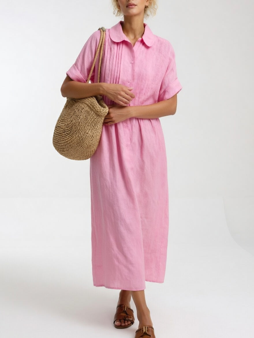 Lysandra | Rochie-cămașă vaporoasă de vară