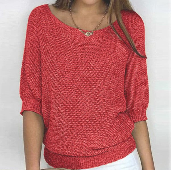Luigia | Pulover elegant cu model împletit