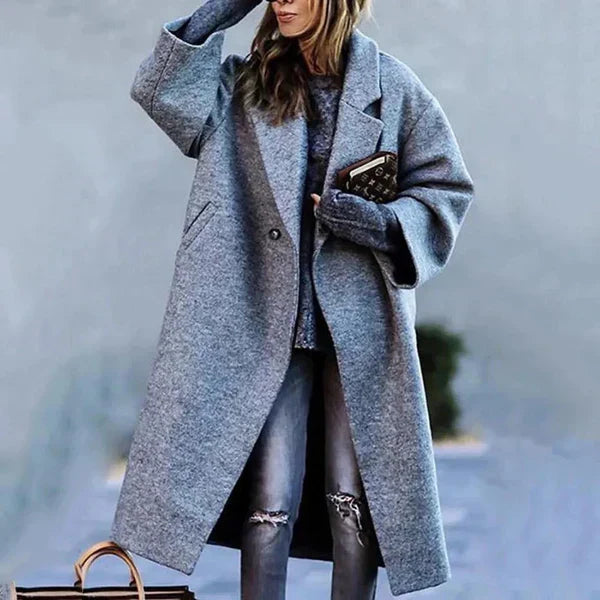 Ninetta | Palton lung stil casual-elegant