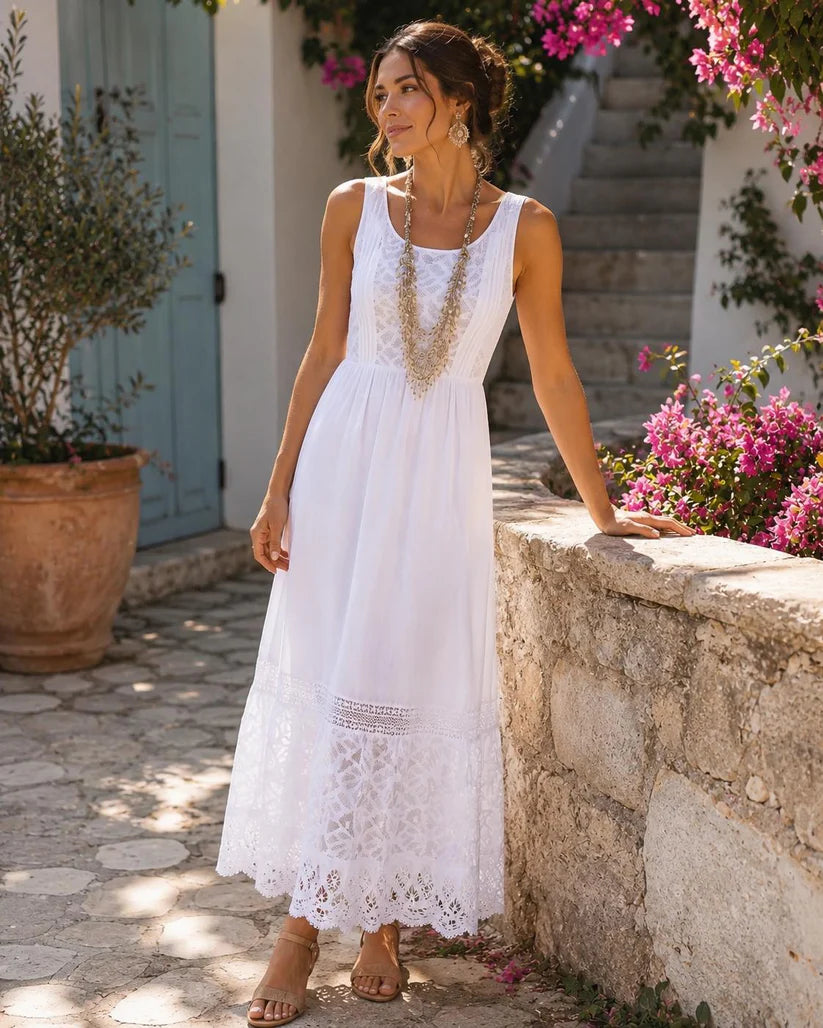 Speranza | Rochie maxi elegantă cu dantelă