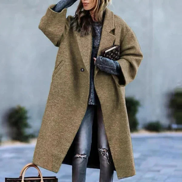 Ninetta | Palton lung stil casual-elegant