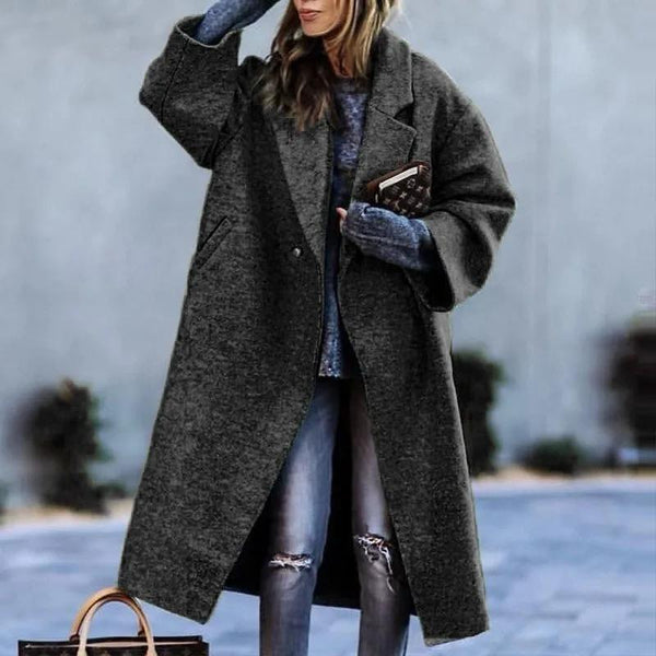Ninetta | Palton lung stil casual-elegant