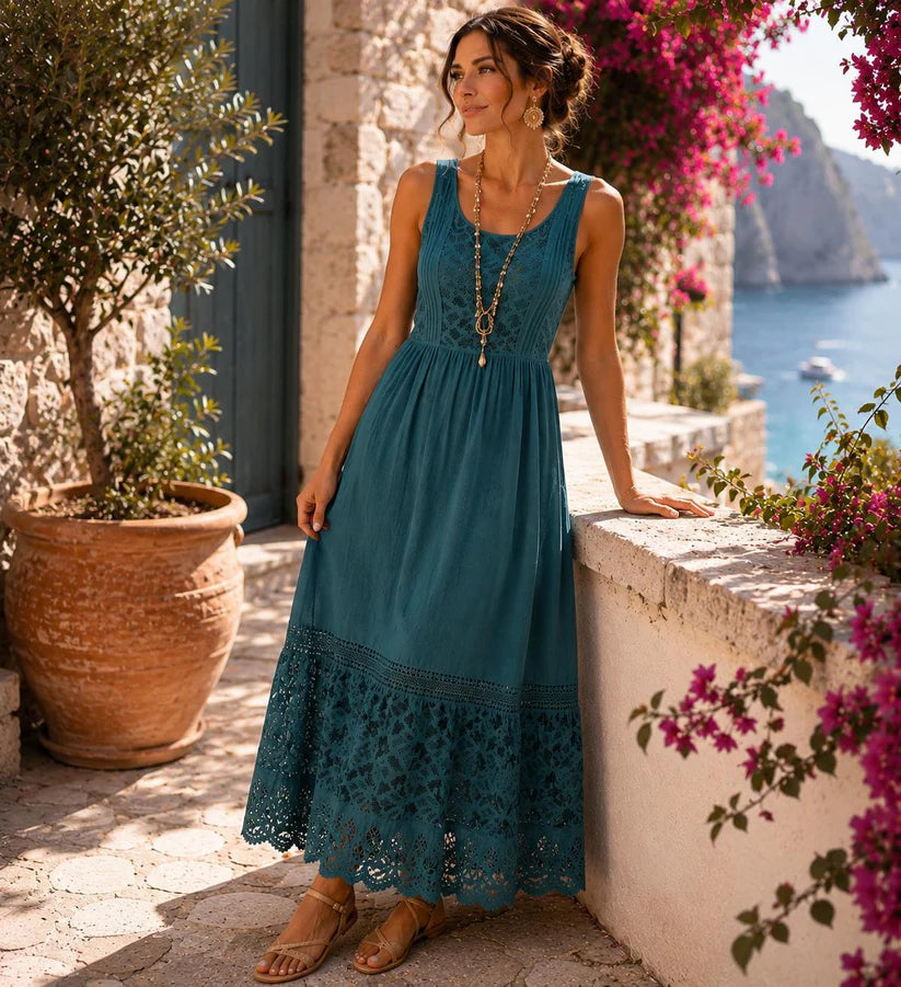 Speranza | Rochie maxi elegantă cu dantelă