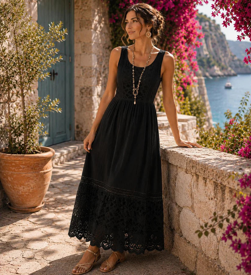 Speranza | Rochie maxi elegantă cu dantelă