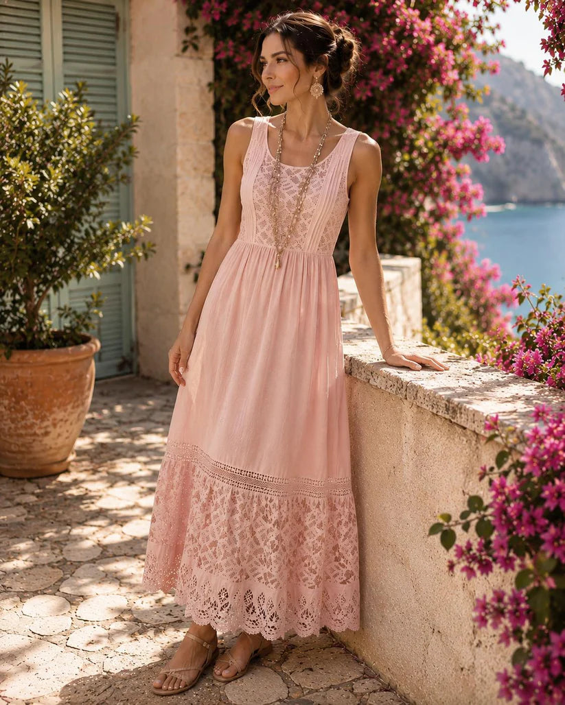 Speranza | Rochie maxi elegantă cu dantelă