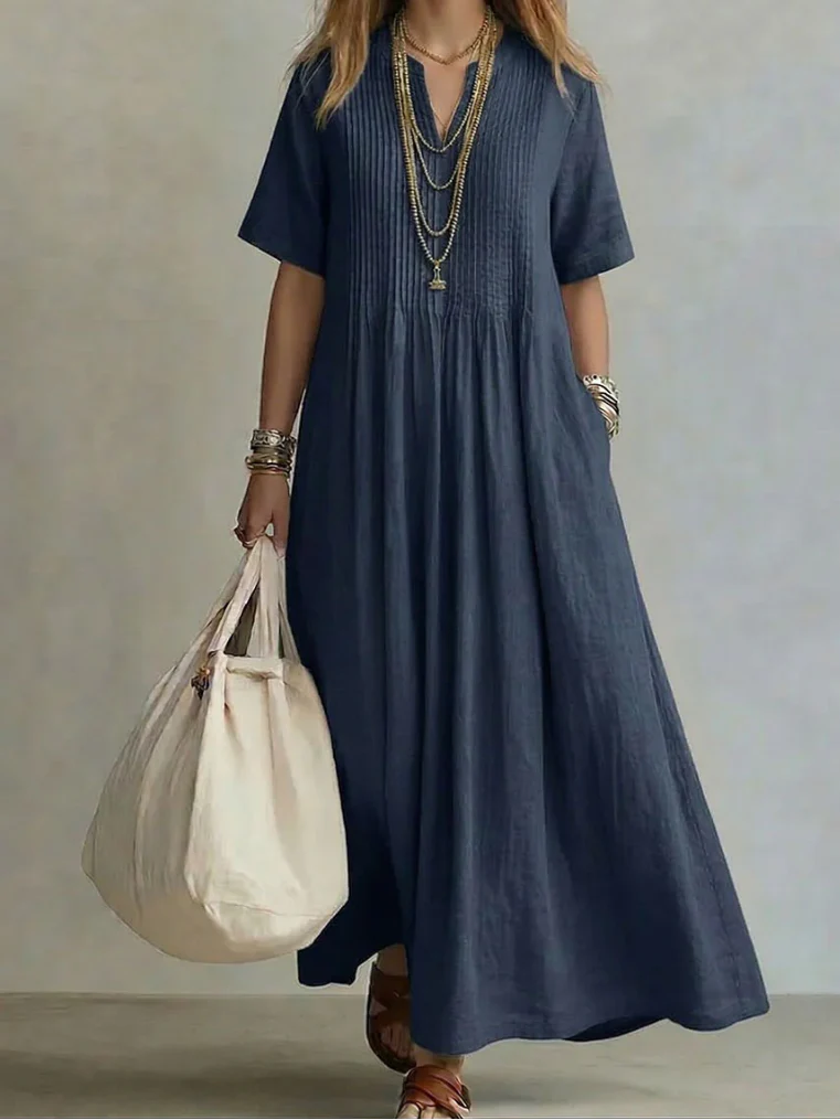 Noor | Rochie plisată elegantă și vaporoasă