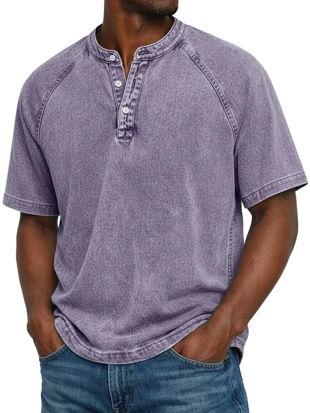 Curtis | Tricou Henley în stil marinăresc