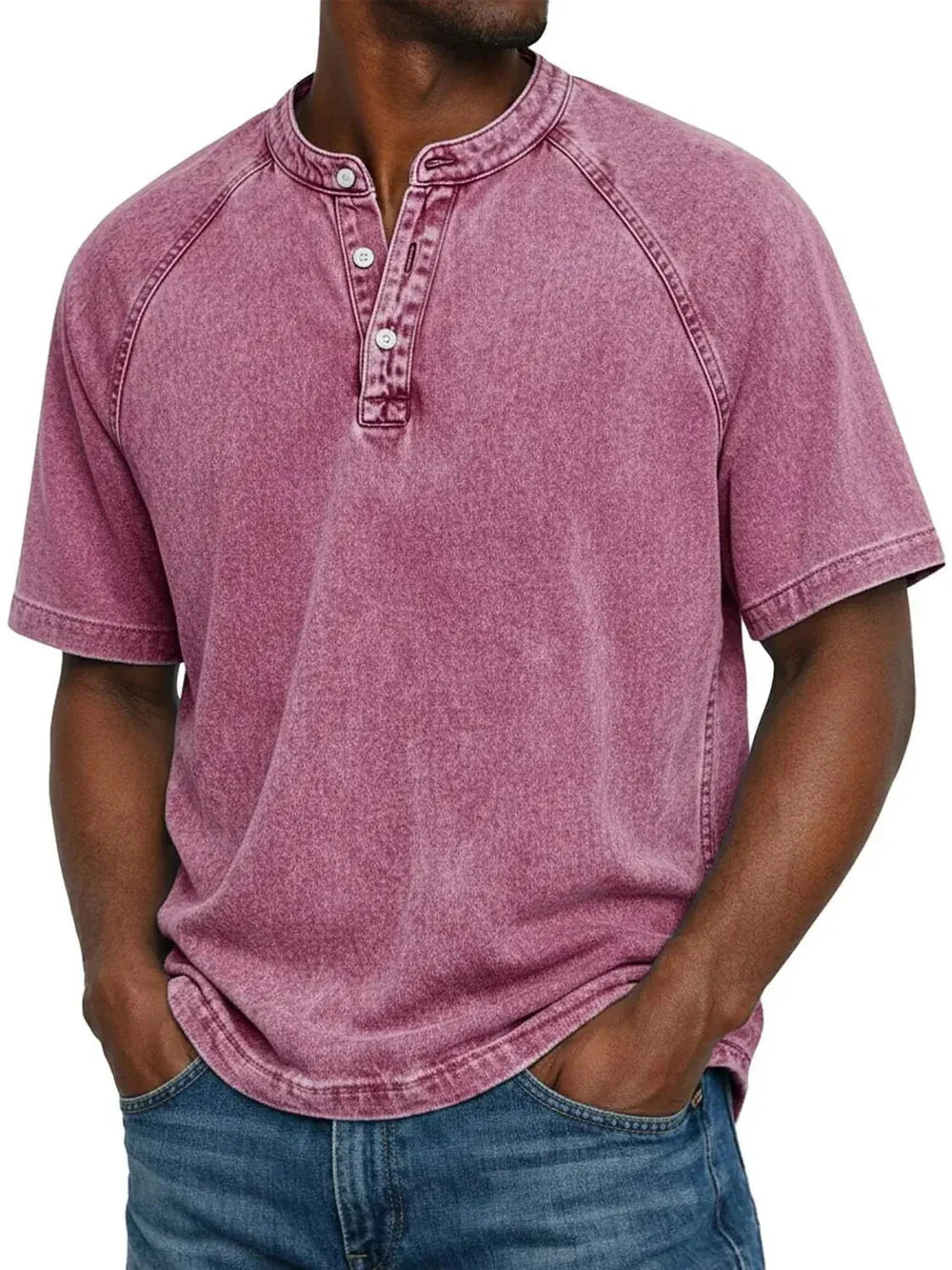 Curtis | Tricou Henley în stil marinăresc